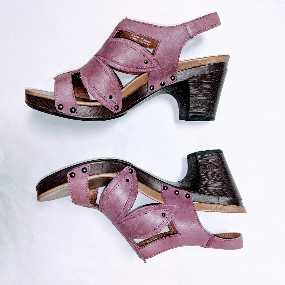 Purple Dansko sandals